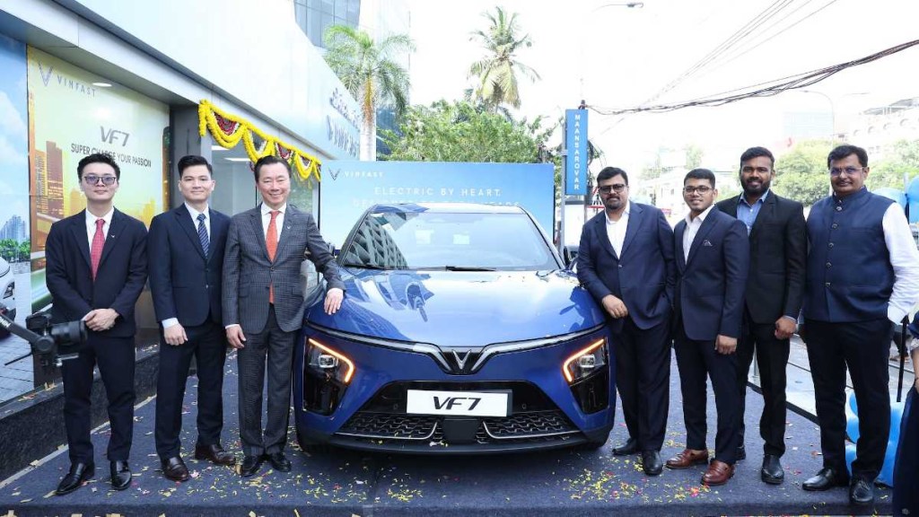VinFast opens its largest showroom in India — Guess where?