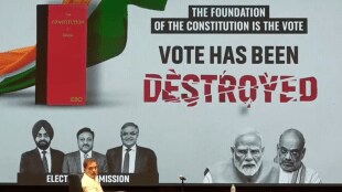 “Out of over six lakh total votes, over one lakh votes were stolen,” Rahul Gandhi said.