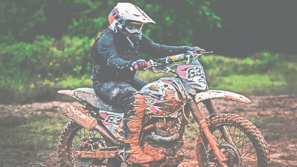 Misriya, a veteran dirtbiker from Kerela founded India's Women’s Moto Squad (WMS) last year in August