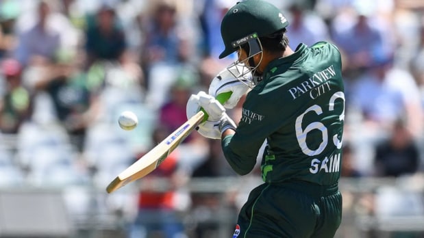 Saim Ayub: The young left-hander is Pakistan's most exciting young opener, and India have been on the wrong side of a young left-hander's breakthrough. He's still developing, but if he gets on song, he might be one of the few in that team who can handle the variety of the Indian attack. (Photo Source: AFP)
