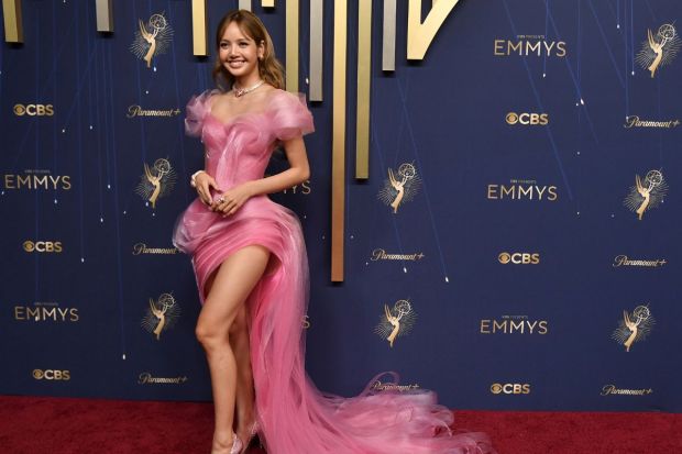 Blackpink's Lisa gave a breath of fresh air after these over-the-top outfits. Glowing in this ethereal pink gown, she wore a German label called Lever Couture. (Image: AP)