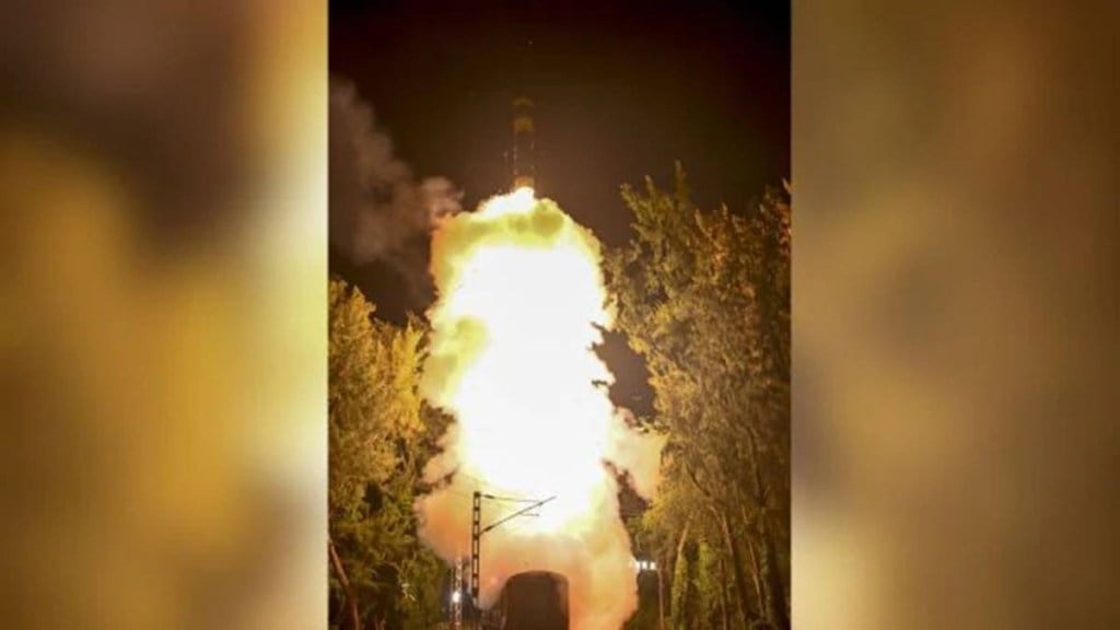 Agni Prime missile launched Agni Prime missile launched
