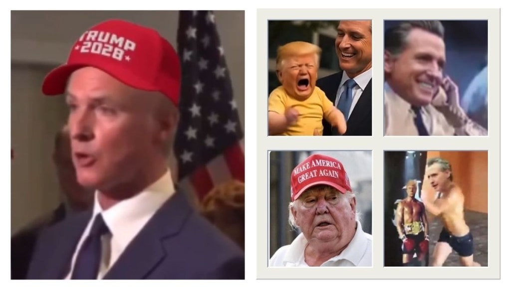 Trump trolls Gavin Newsom with an AI video – hints at Trump 2028 Trump trolls Gavin Newsom with an AI video – hints at Trump 2028