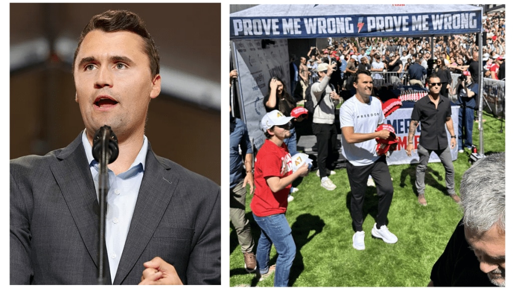 Conservative commentator Charlie Kirk shot at Utah Valley University during an event