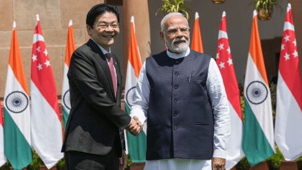 This is his Wong's first visit to India since assuming office. This is his Wong's first visit to India since assuming office.