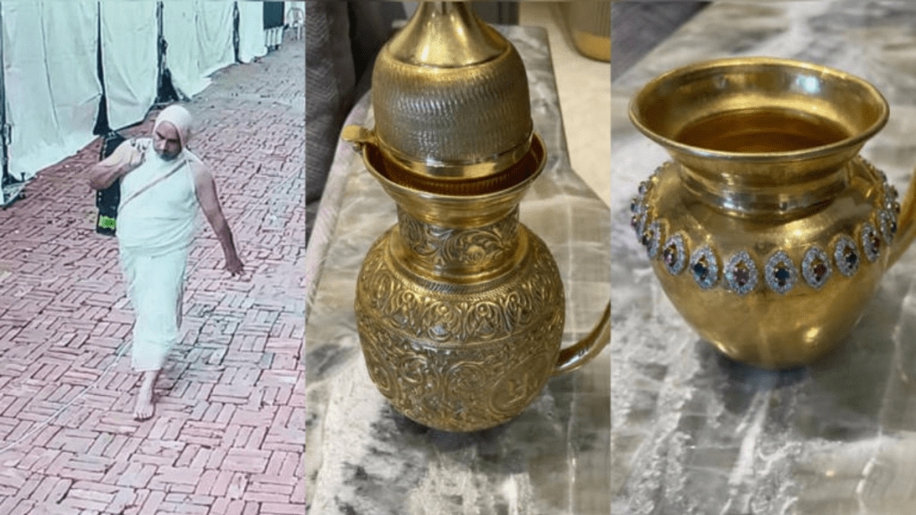 The theft occurred earlier this week during a religious event being held inside the Red Fort.