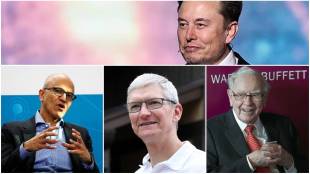 Elon Musk record pay package in comparison with other top CEO of US