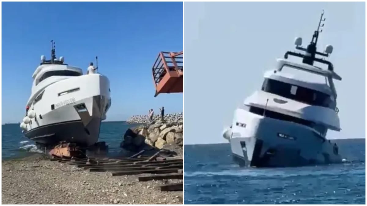 Luxury yacht sinks in northern Turkey