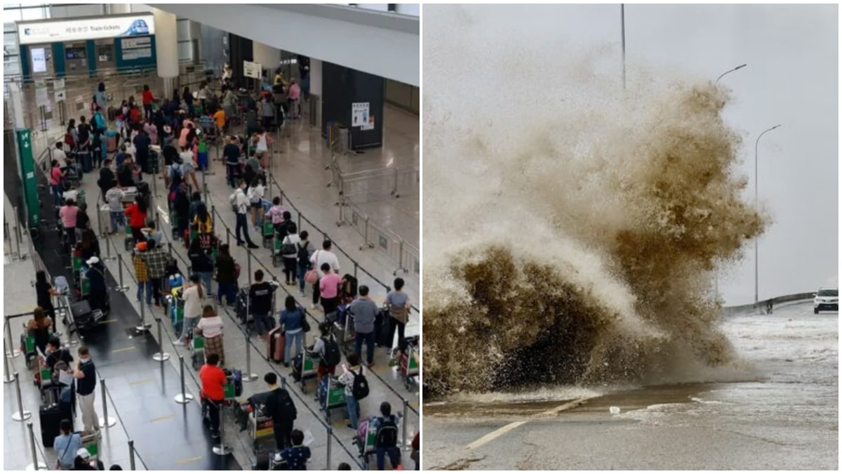 Hong Kong airport stops all flights