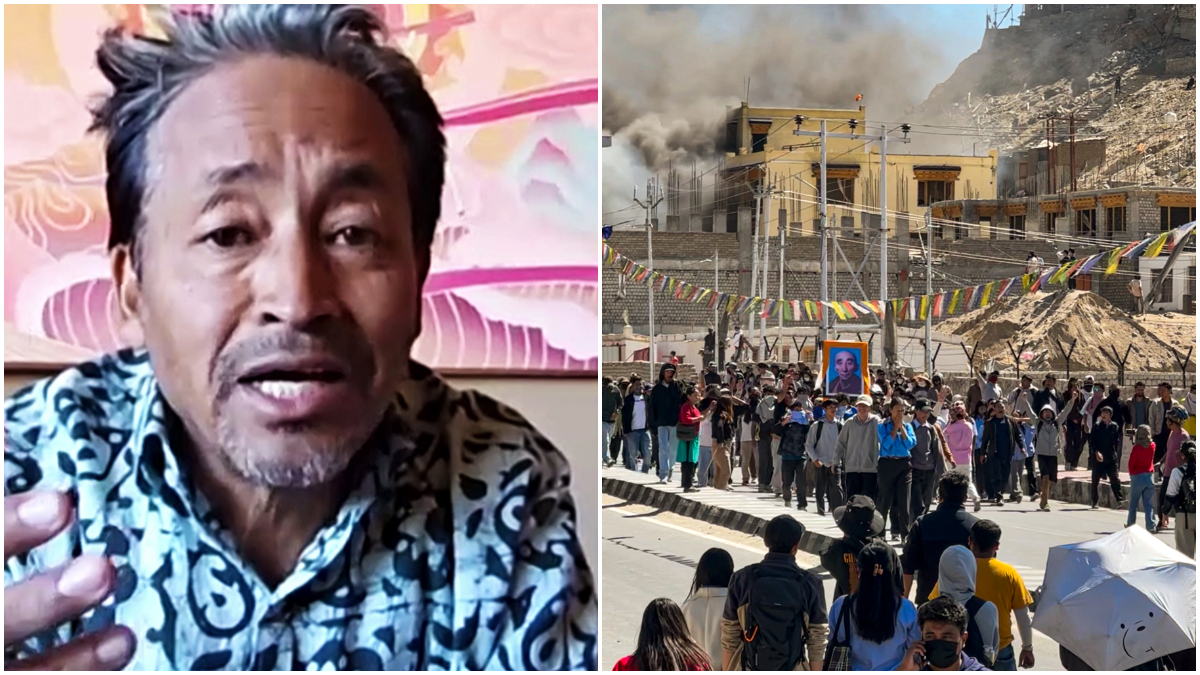 Gen Z protests in Leh, Ladakh, Sonam Wangchuk ends fast Gen Z protests in Leh, Ladakh, Sonam Wangchuk ends fast