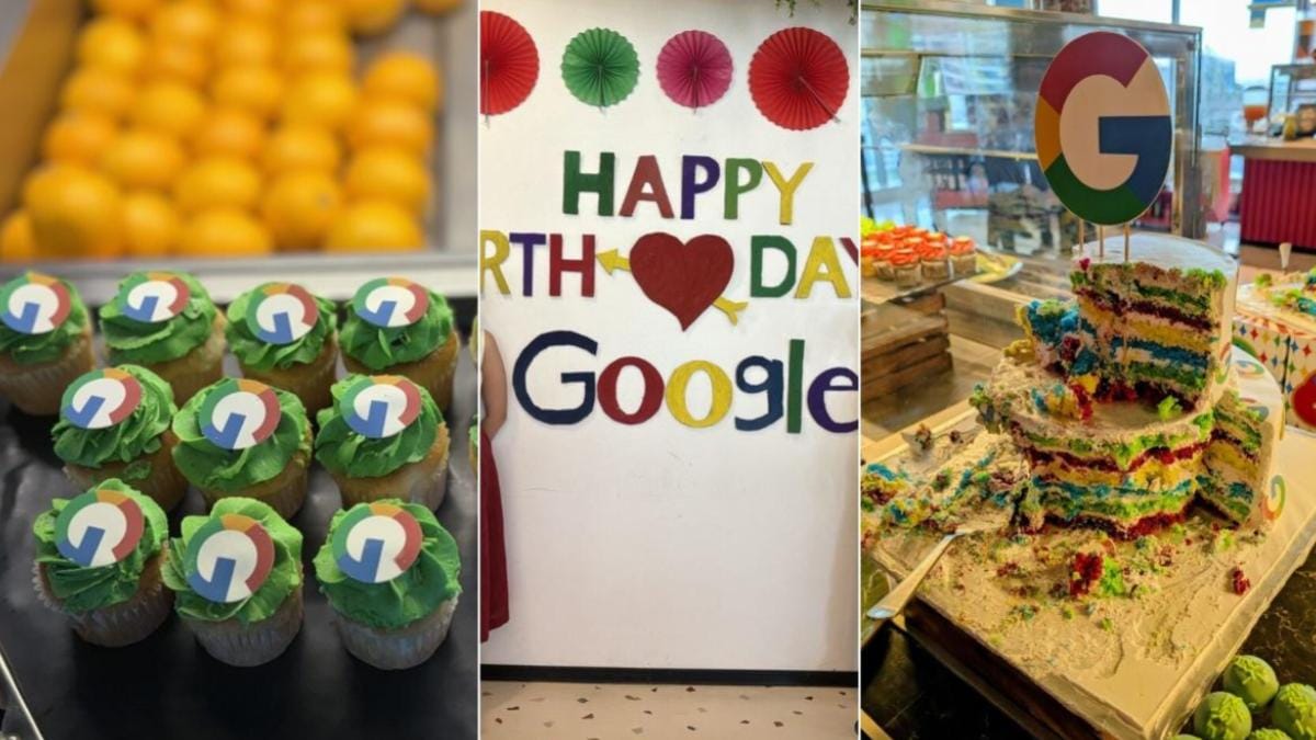 Google birthday bash, google Bengaluru employee, Google birthday bengaluru, trending news, LinkedIn, google birthday photos