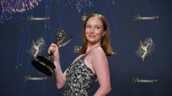 ‘Free Palestine!’ says ‘Hacks’ star Hannah Einbinder in Emmy 2025 winners acceptance speech