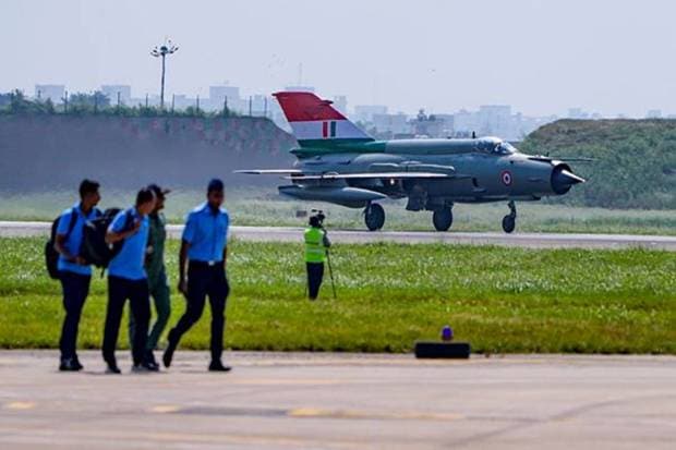 The MiG-21 was famous for its Tumansky R-25 turbojet engine, known for its brutal acceleration and short take-offs. (Photo source: PTI)