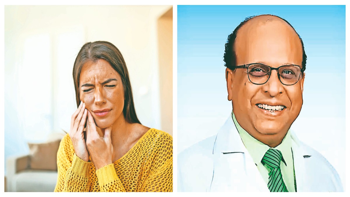 Dr Raju Vaishya, senior consultant, orthopedics and joint replacement surgery, Indraprastha Apollo Hospitals (R). (Image Source: Fe)