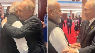 PM Modi-Putin hug at SCO meet in pictures