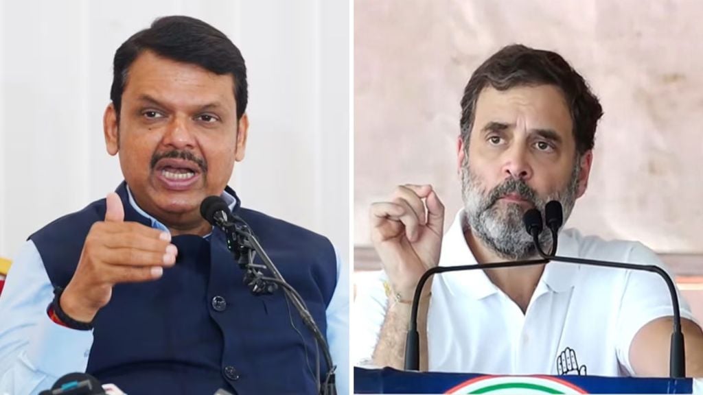 Devendra Fadnavis takes a dig at Rahul Gandhi,