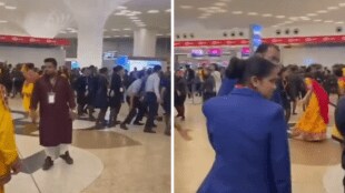 Social Media reacts to Harsh Goenka’s viral Mumbai Airport Garba video