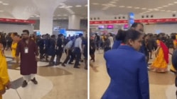 ‘What an embarrassment’: Harsh Goenka shares Mumbai airport Garba video, netizens call it ‘idiotic behavior’