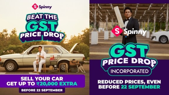 Spinny reduced prices