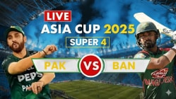 Pakistan vs Bangladesh Live Cricket Score, Asia Cup 2025 Super Four: BAN win toss, opt to bowl first in do-or-die encounter