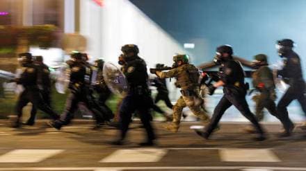 Trump military crackdown on portland