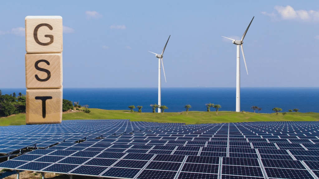 Goods and Services Tax, RE, Renewable energy, tax, manufacturing