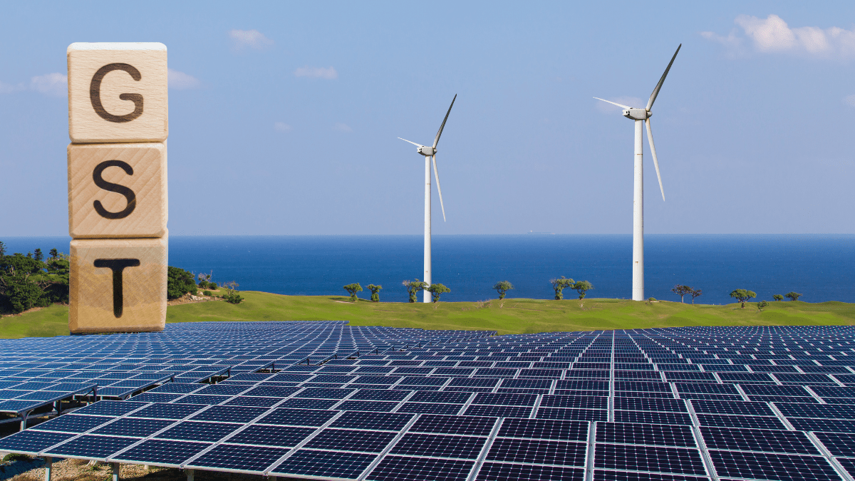 Goods and Services Tax, RE, Renewable energy, tax, manufacturing Goods and Services Tax, RE, Renewable energy, tax, manufacturing