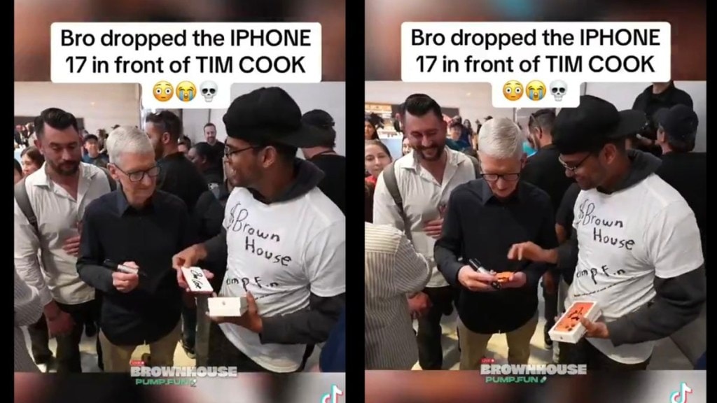 ‘Bro did a drop test,' Fan accidentally drops iPhone 17 in front of Apple CEO Tim Cook; Netizens share hilarious reactions