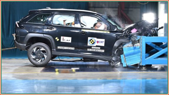 Maruti Suzuki Victoris frontal impact test