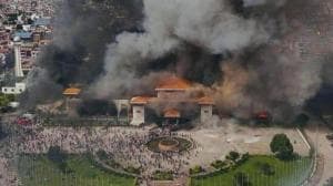 Nepal Gen-Z Protest LIVE: Supreme Court, Parliamentary building set ablaze; protesters thrash deputy PM (Photo: X)