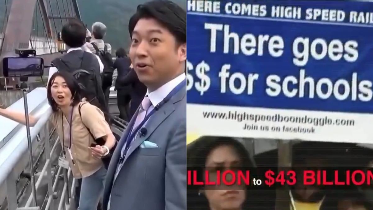 Viral Japanese Maglev train video