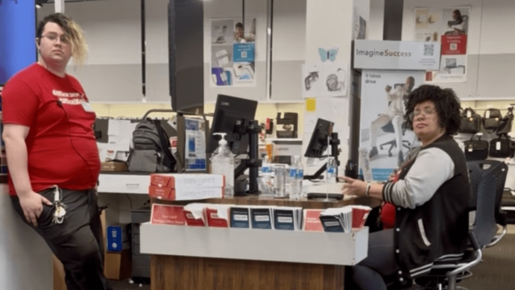 Office Depot has fired its staff after she refused to print posters for Charlie Kirk’s vigil, and apologised for the “regrettable situation” that the customers encountered at their Michigan store.