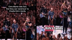 ‘Send love to Charlie Kirk’s family’: Chris Martin during London concert even as Trump ally once called Coldplay ‘boring’