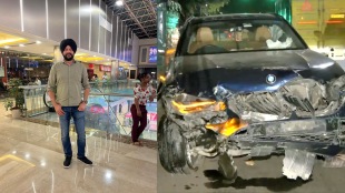 Navjot Singh, Finance Ministry official, was declared dead upon arrival at the hospital. His wife and two others injured in the crash are currently undergoing treatment.