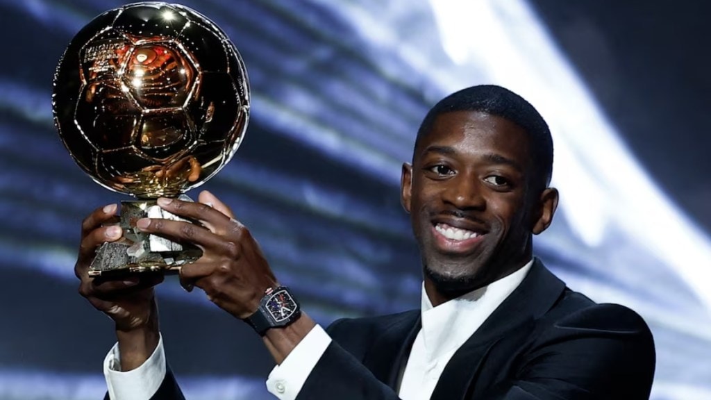 PSG’s Dembele and Barca’s Bonmati win Ballon d’Or awards in Paris