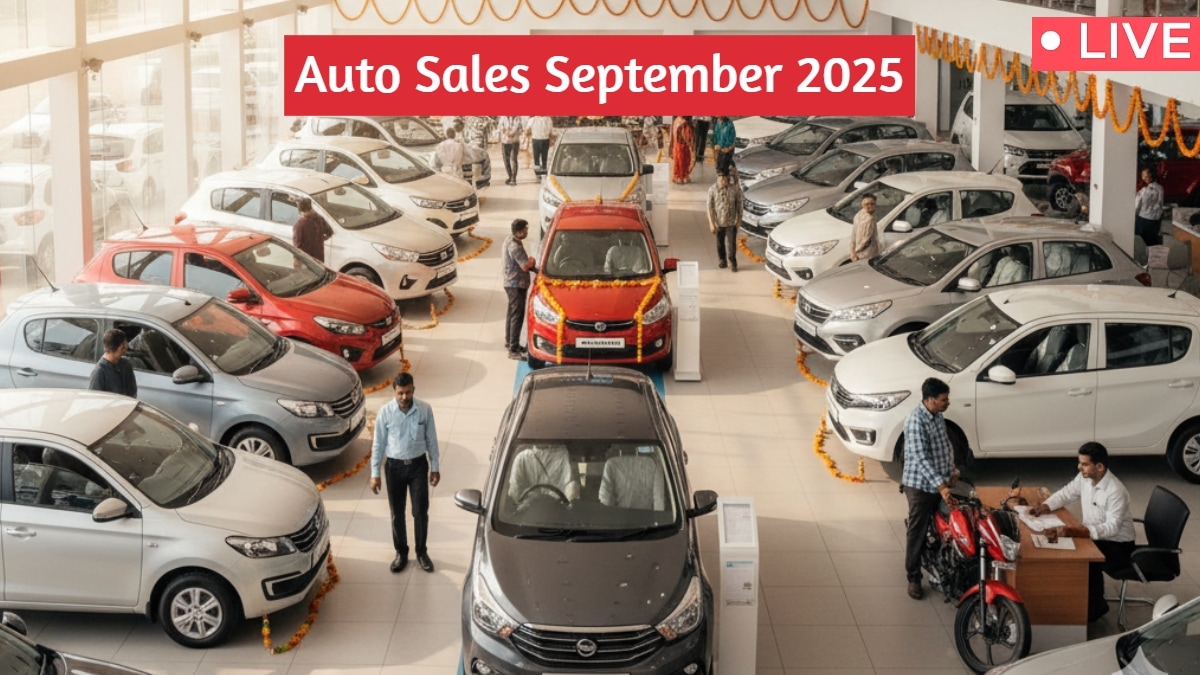 Auto Sales September 2025 Live Updates: Wholesales across tractors, two-wheelers, passenger vehicles, and commercial vehicles are expected to gain momentum.