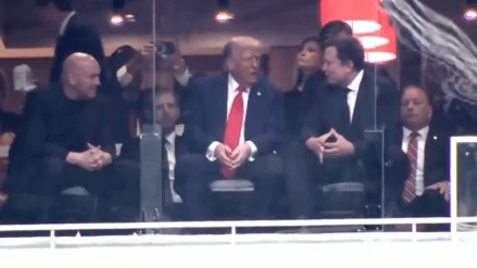 Elon Musk and Donald Trump at Charlie Kirk's funeral in Arizona. Elon Musk and Donald Trump at Charlie Kirk's funeral in Arizona.