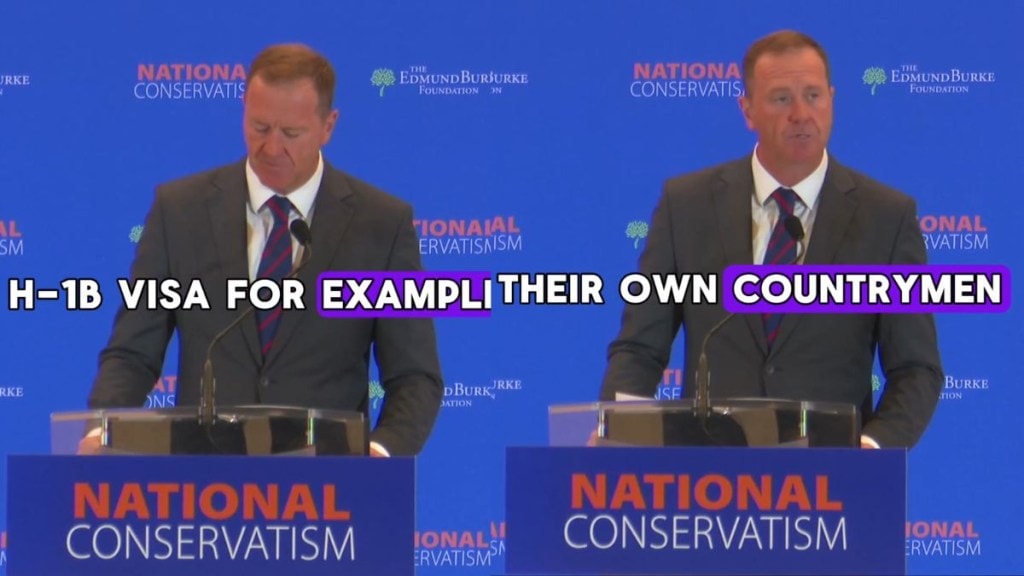 Eric Schmitt H1B speech