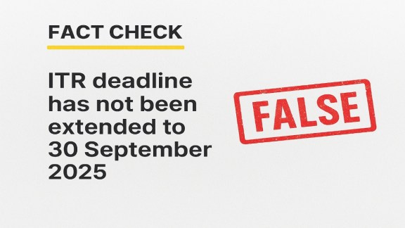 FACT CHECK: ITR filing deadline has NOT been extended - IT Dept flags fake circular