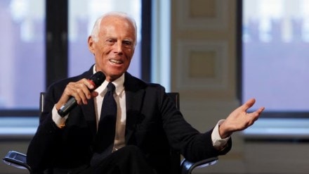 Work was the most important aspect in Armani's life and seems to have a healing effect on him. Work was the most important aspect in Armani's life and seems to have a healing effect on him.