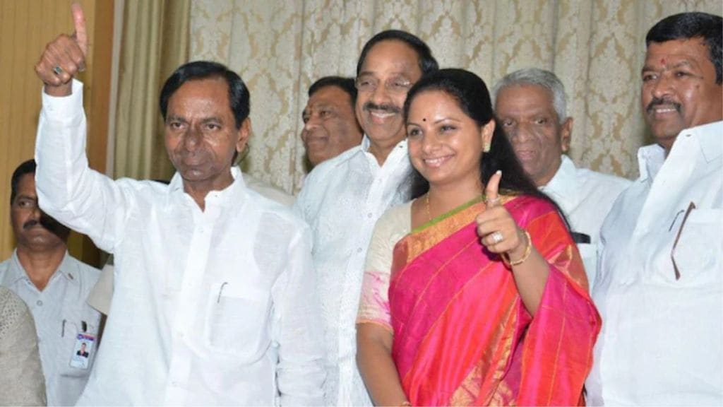 kcr, k chandrashekhar rao, k kavitha, kavitha suspended, brs, brs party, mlc k kavitha