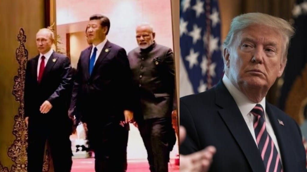 india russia, india china, india russia china, donald trump, sco summit, india us, us trade, india tariff