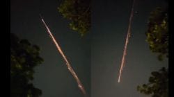 Fiery bright streaks in Delhi skies puzzle residents, meteor or rocket debris? Netizens ask – Watch