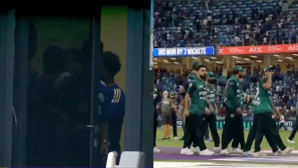 After India’s Asia Cup win, Suryakumar Yadav and Shivam Dube walked straight to the dressing room, which was quickly locked by the team. The Indian players didn’t even exchange handshakes with their Pakistani counterparts. After India’s Asia Cup win, Suryakumar Yadav and Shivam Dube walked straight to the dressing room, which was quickly locked by the team. The Indian players didn’t even exchange handshakes with their Pakistani counterparts.