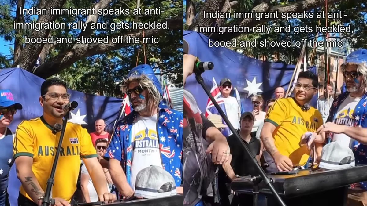 Indian man anti-immigration australia