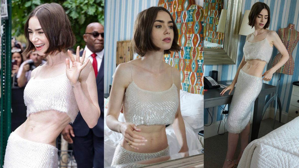 Lily Collins Calvin Klein Fall 2025