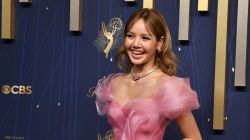 Blackpink’s Lisa at Emmys 2025: K-Pop ‘Goddess’ stuns in pink off-the-shoulder gown