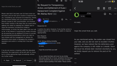 Man alleges ‘toxic work culture’ on LinkedIn, company threatens legal action