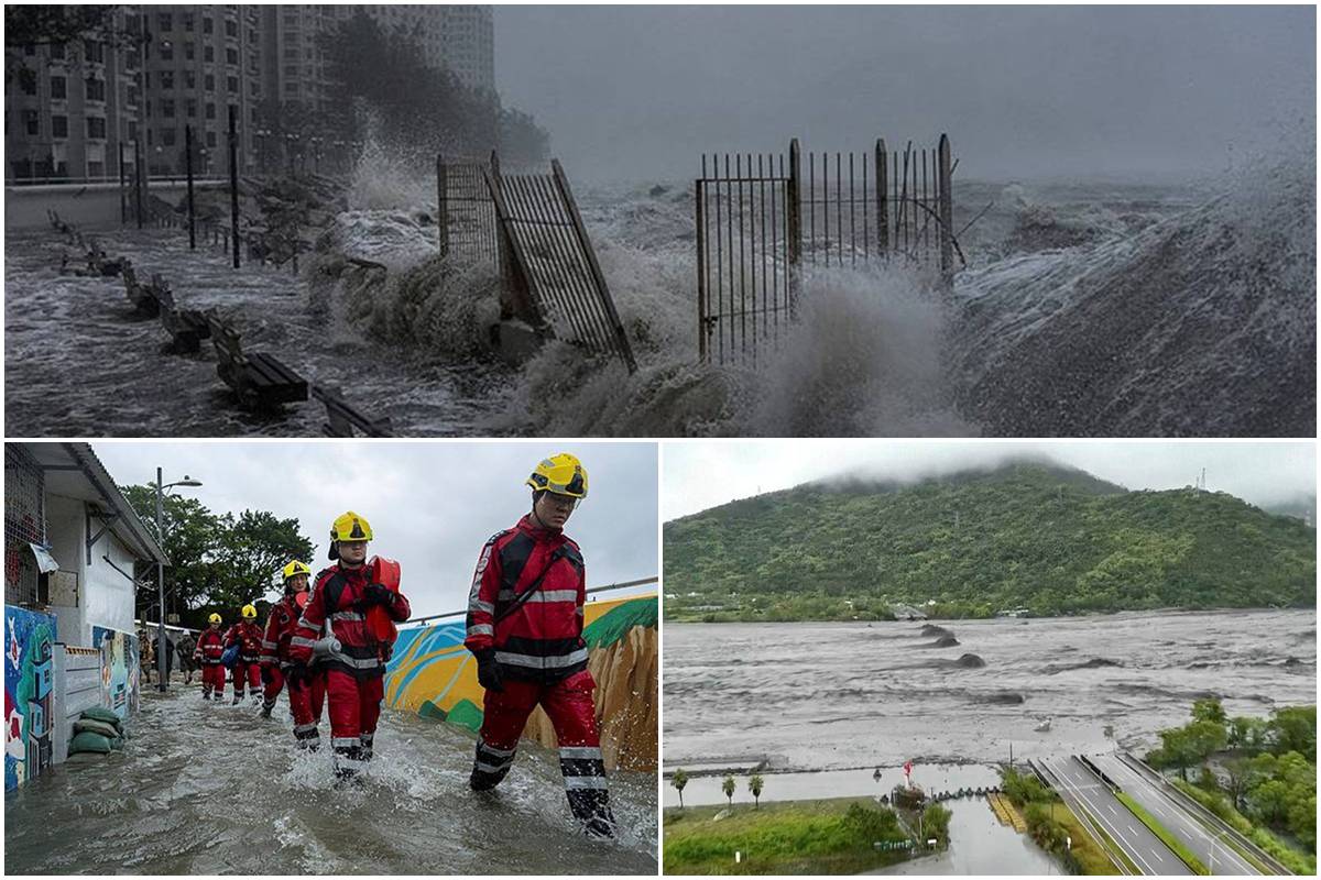 typhoon ragasa in pictures