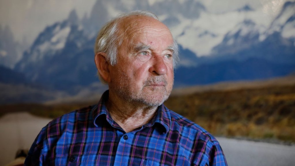 Patagonia founder Yvon Chouinard once survived on tinned cat food and a day. Eventually giving away his billion fortune. (Image source: Fabian Marelli/AP)